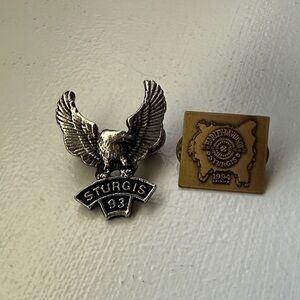 Harley Davidson Sturgis 93 and 94 pins